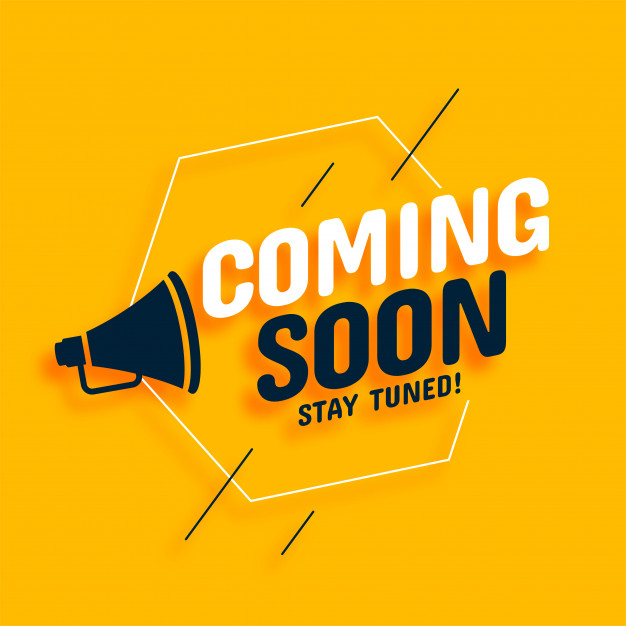 coming soon with megaphone design 1017 26689