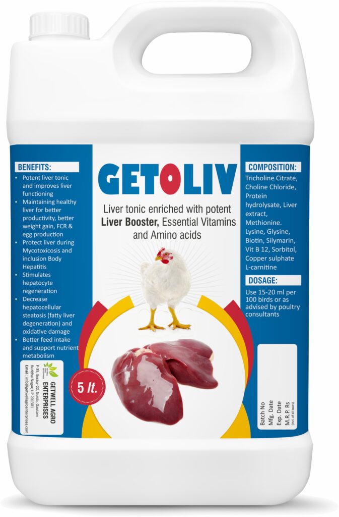 GETOLIV-Liver Tonic ,Liver Booster for Poultry Sector